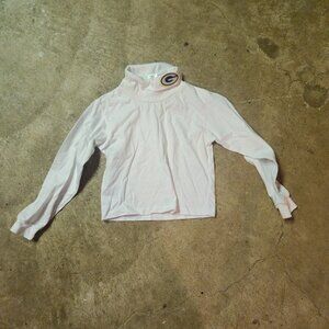 NFL Team Brand - Green Bay Packer White Turtleneck - Medium 5/6